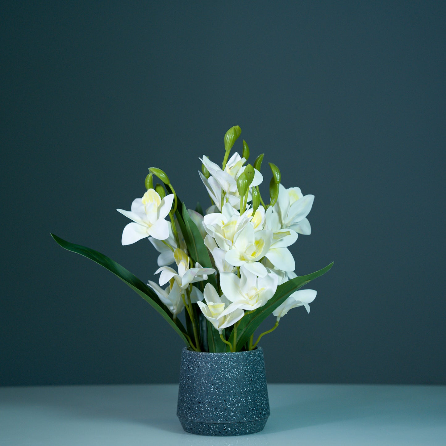 Artificial Orchids Flowers with Pot