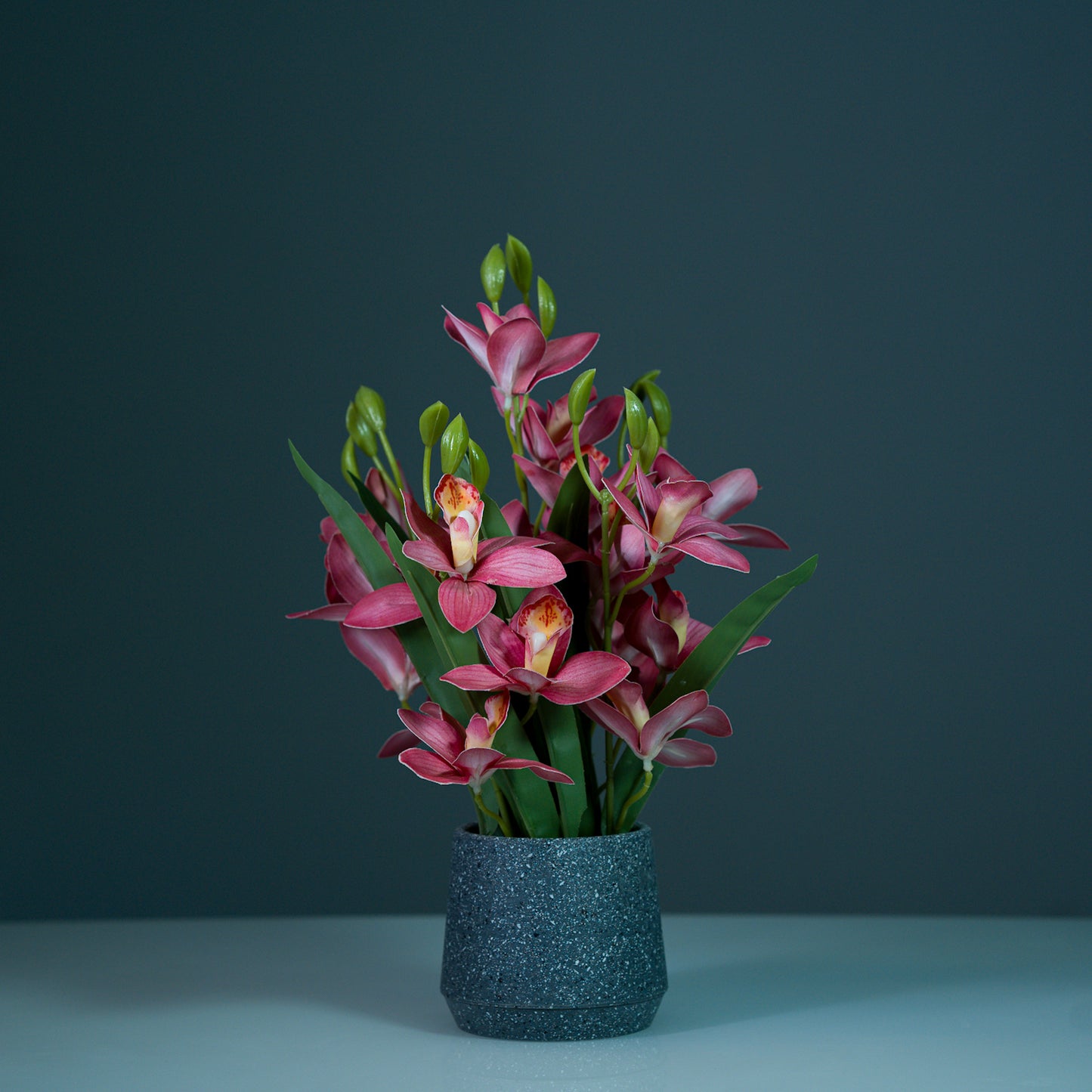 Artificial Orchids Flowers with Pot