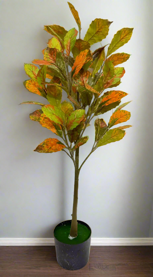 Artificial Faux Fiddle Plant for Home and Office Decor